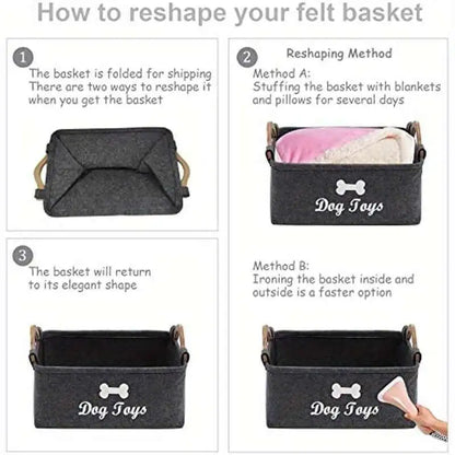 Fiero Speelgoedmand Huisdier - Opgeruimd staat Netjes